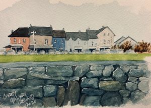 Galway, Ireland Watercolor - Rob Carey Art