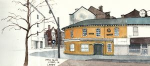 Popes Quay - Cork, Ireland Sketch - Rob Carey Art