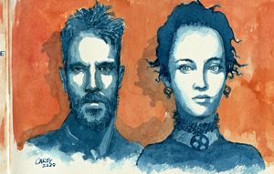 Mr. and Mrs. - Rob Carey Art