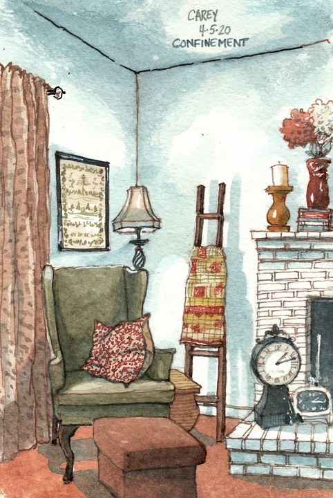 The Corner Chair in our Home - Rob Carey Art