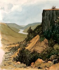 Big Table Mountain - Rob Carey Art