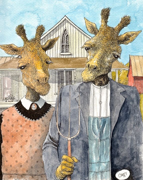 American Giraffic - Rob Carey Art