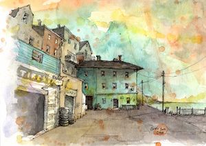 Cobh, Ireland - Rob Carey Art