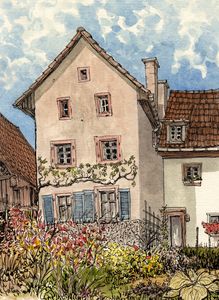 Wollbach Farmhouse - Rob Carey Art