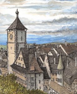 Freiburg im Breisgau Germany - Rob Carey Art