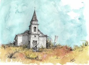 Old Church - Rob Carey Art