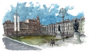 Glasgow Scotland - Rob Carey Art