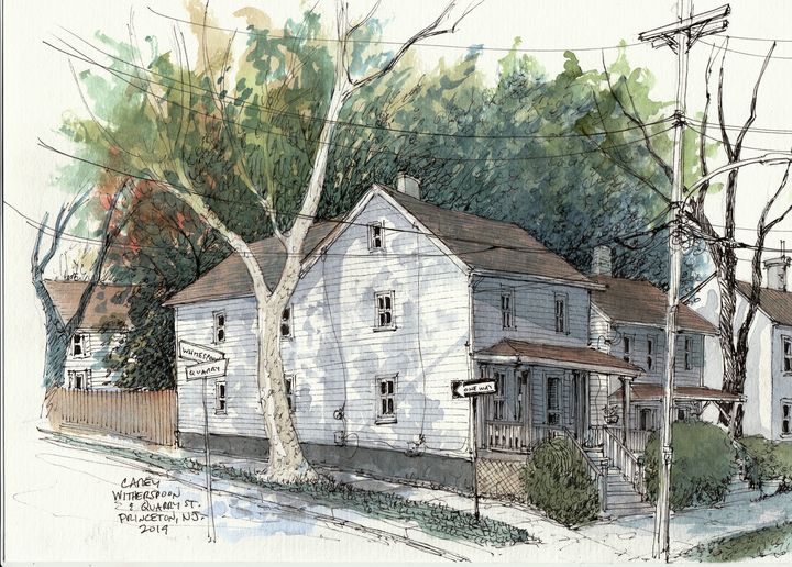 Princeton Neighborhood - Rob Carey Art