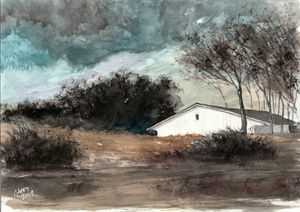 Central Valley Storm - Rob Carey Art