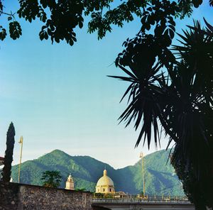 Colonial mexican church and silhouet - Bernardo Villar