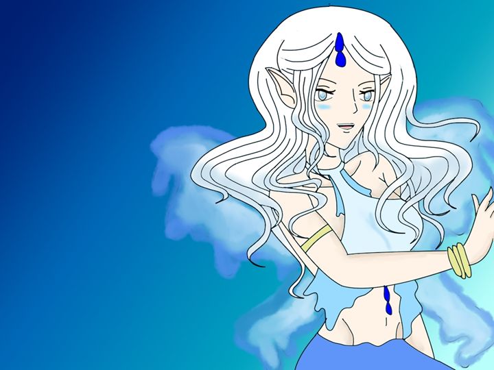 Water Fairy - Anime Nerd - Digital Art, Fantasy & Mythology, Fantasy Men &  Women, Females - ArtPal