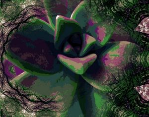 mesh flower