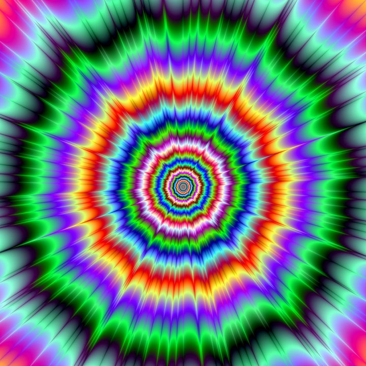 Eye Boggling Explosion - Objowl's Fractal Art - Digital Art