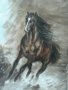 abstract of horse