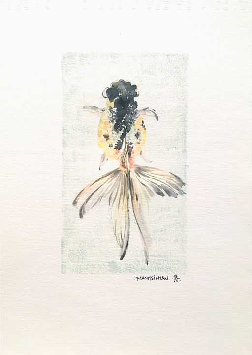 Ink Chrysanthemum - ManheiChan