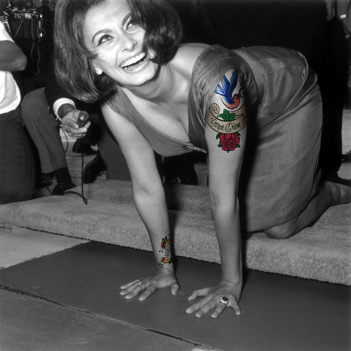 "SL" Sophia Loren - M Tattoo Art