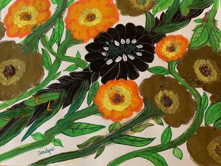 A Black Flower - CAROLYN SCHUSTER