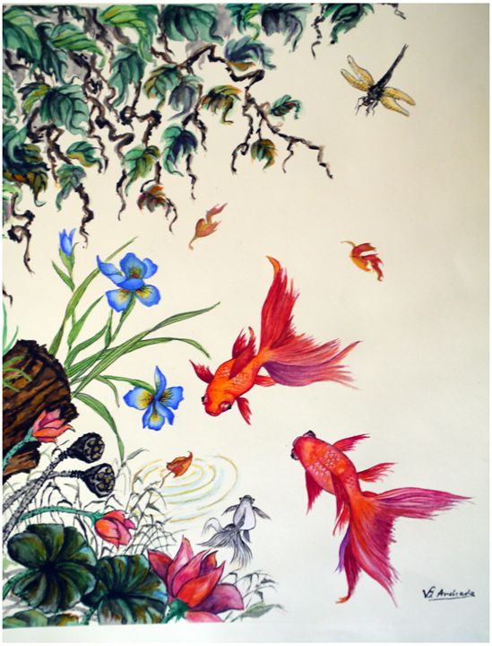 Goldfish - José De Andrade artworks