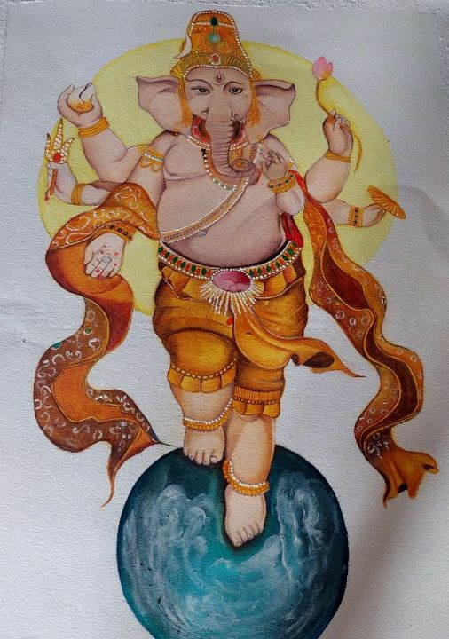 How to draw Lord Ganesha #art #artforall #arttutorial #easydrawing - YouTube
