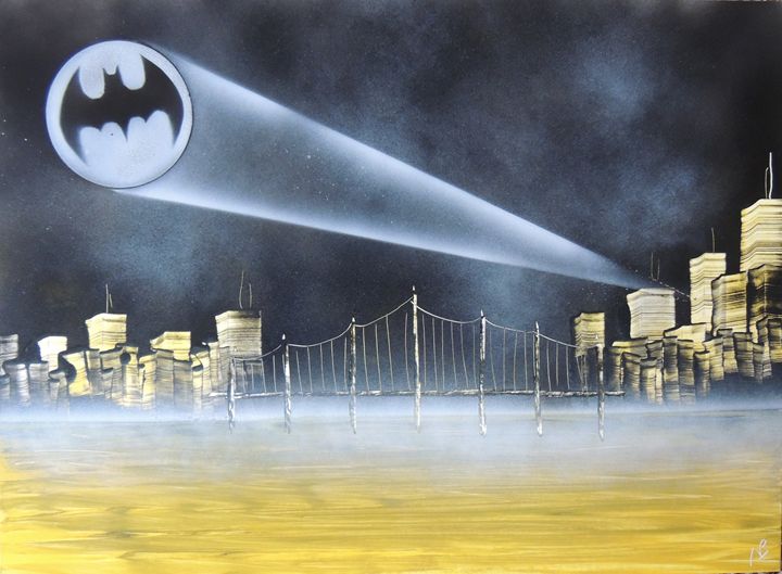 Bat Signal City - Nathan's Spray Monay