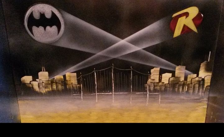 Batman and Robin - Nathan's Spray Monay