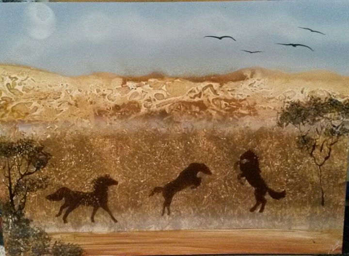 Wild Horses - Nathan's Spray Monay