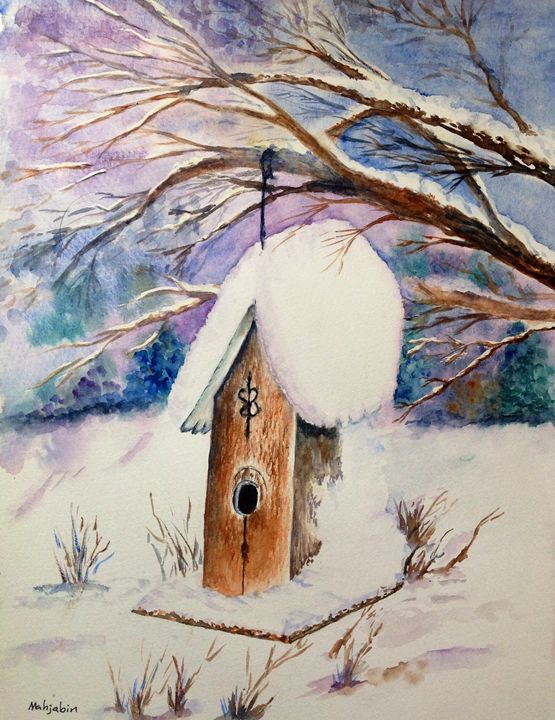 Winter Birdhouse - Mahjabin