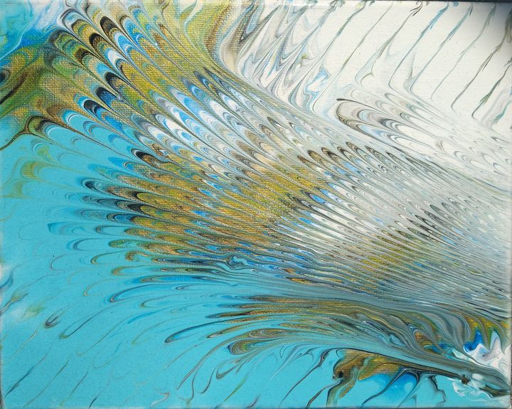 Acrylic String Pull Pourn'star Acrylics Paintings & Prints