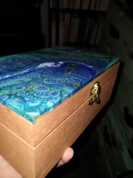 Trinket box w/ acrylic flip cup lid - Pourn'star Acrylics - Crafts & Other  Art, Boxes - ArtPal