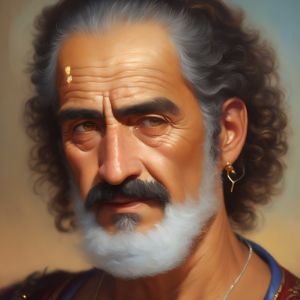 Greek wise man portrait