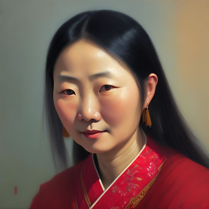 Han Chinese woman - Xenis Designs - Paintings & Prints, People