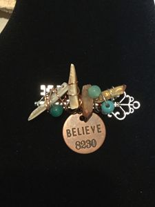 BELIEVE  pin/ brooch