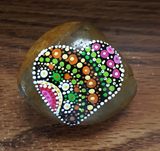Hand Painted River Rock