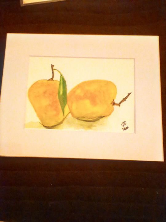 Watercolour mangoes - Gina.buijs