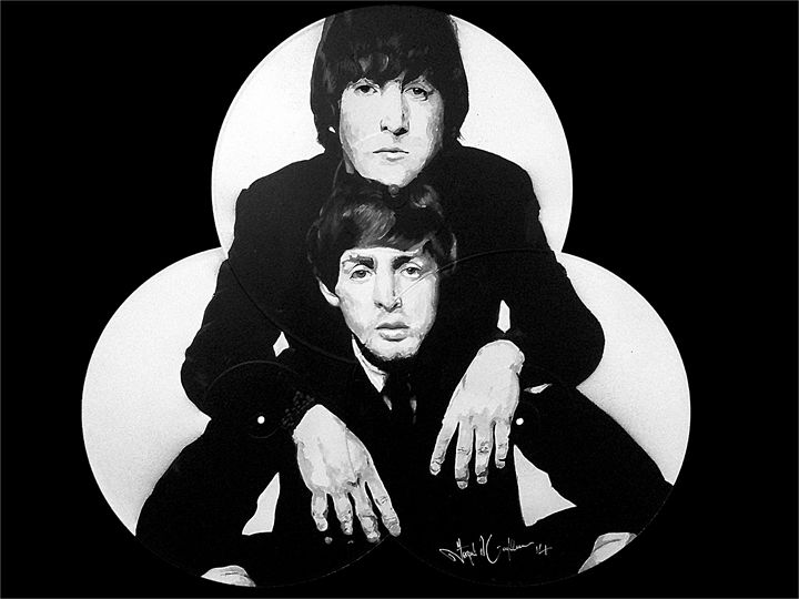 John Lennon & Paul McCartney - Rotten Daisy - Paintings & Prints