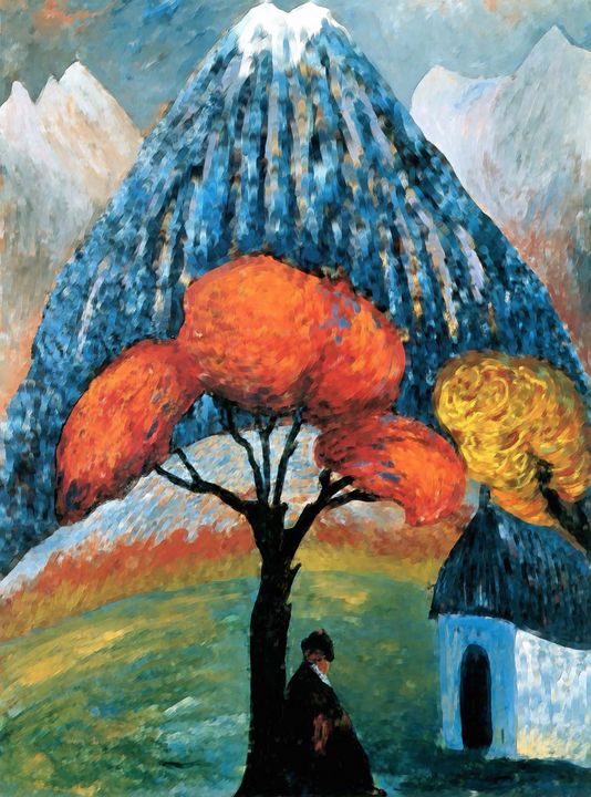The Red Tree (after M. Werefkin) - Tereks