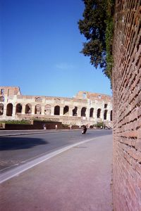 Unique view of the Colosseum in Rome