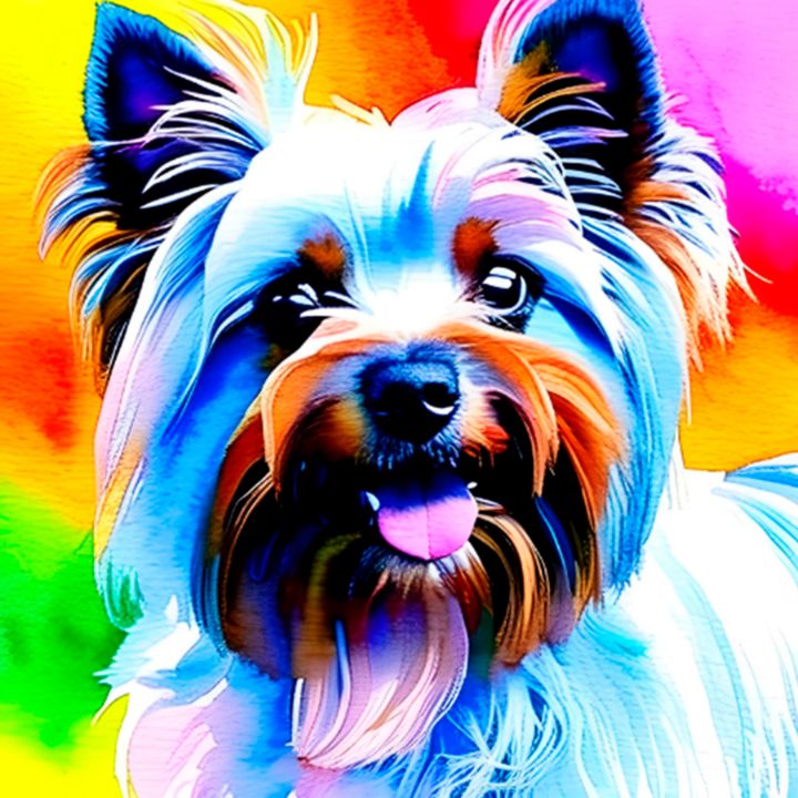 dog pop art portraits