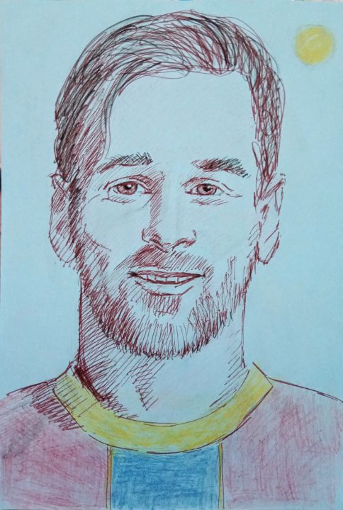 My sketch of Lionel Messi : r/Sketching