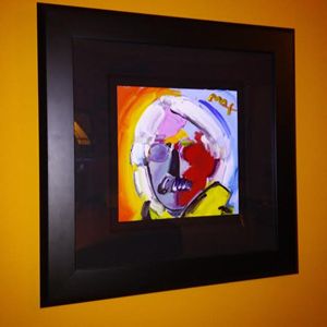 Peter Max "Andy Warhol with Mustach"