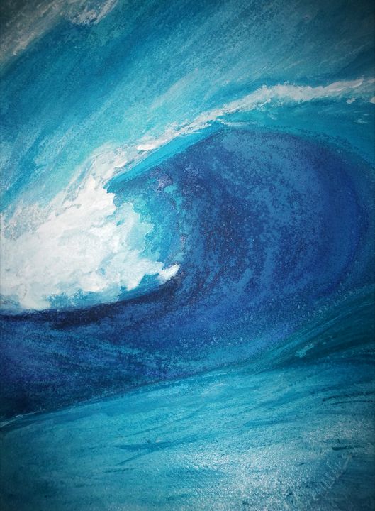 ocean wave different lighting - Alenenok_art