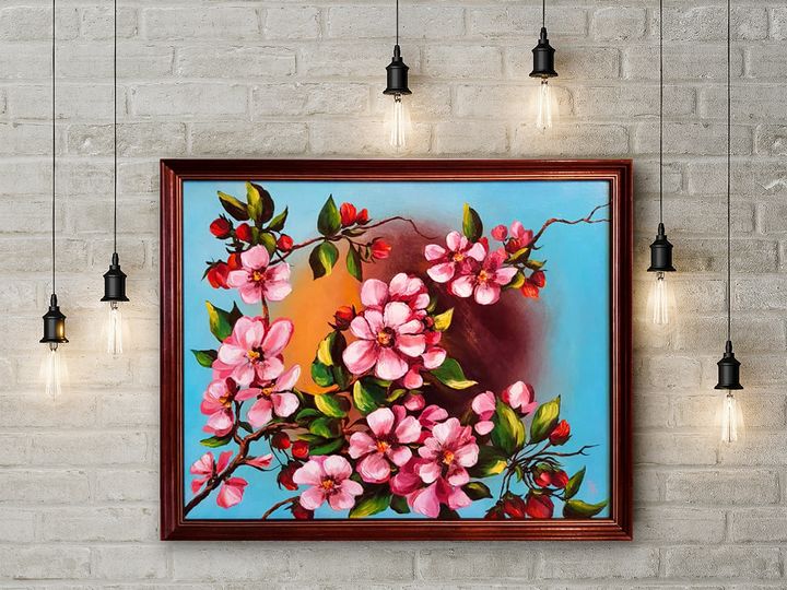 Cherry Blossoms - Oil Paintings and Photography