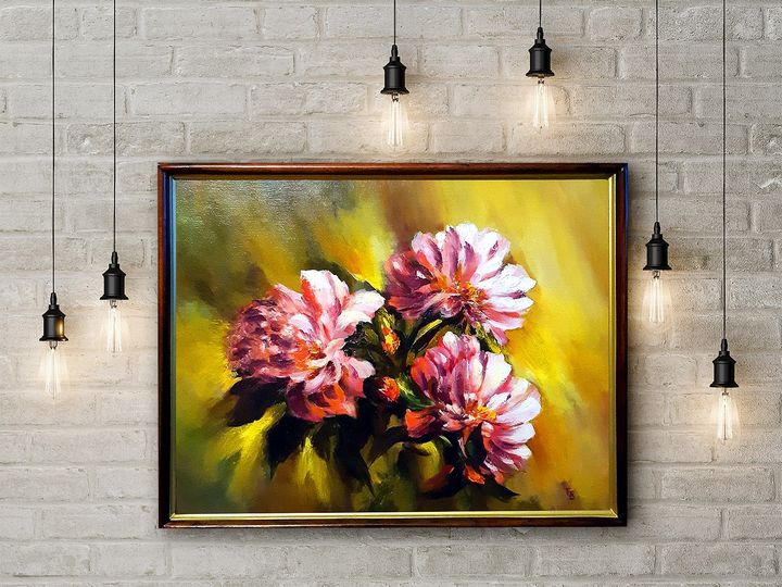 Peonies - Oil Paintings and Photography