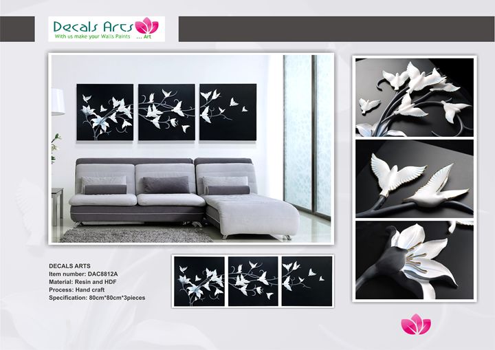 DECALS ARTS 3D EMBOSSED PAINTINGS - DECALS ARTS 3D EMBOSSED PAINTINGS