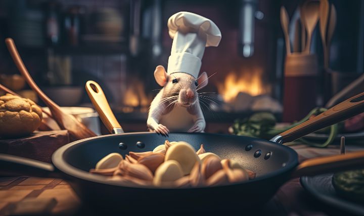 Mouse as best Chef - graphiXperience - Drawings & Illustration, Food ...