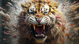 Impulsive powerful Panthers Fury Art - graphiXperience