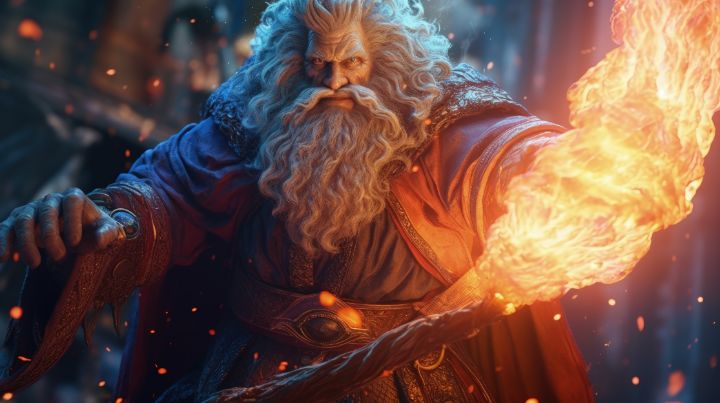 The Enchanter King with his cracklin - graphiXperience - Drawings ...