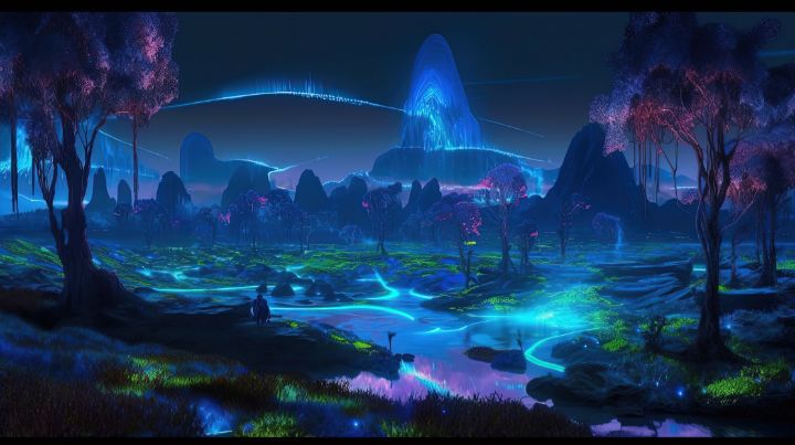 Fantasy Planet Landscape Illustratio - graphiXperience