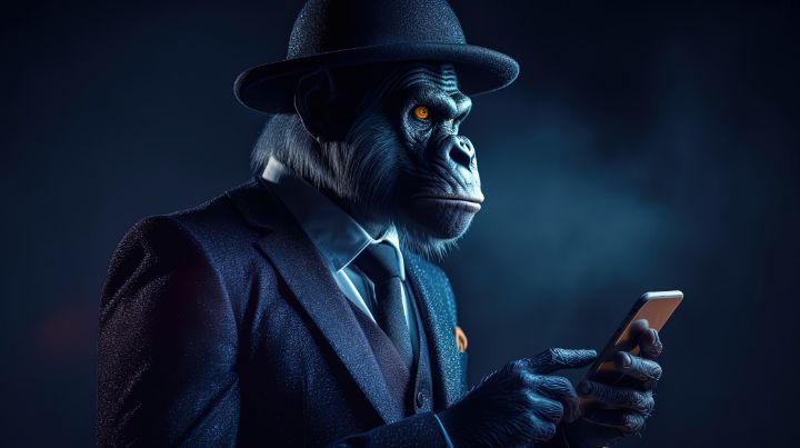 Baboon as CEO Artwork - graphiXperience