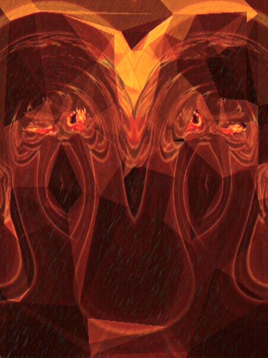 The Twins - The Unanimous Anonymous - Digital Art & AI, Abstract ...
